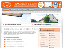 Tablet Screenshot of immobilien-taubert.de